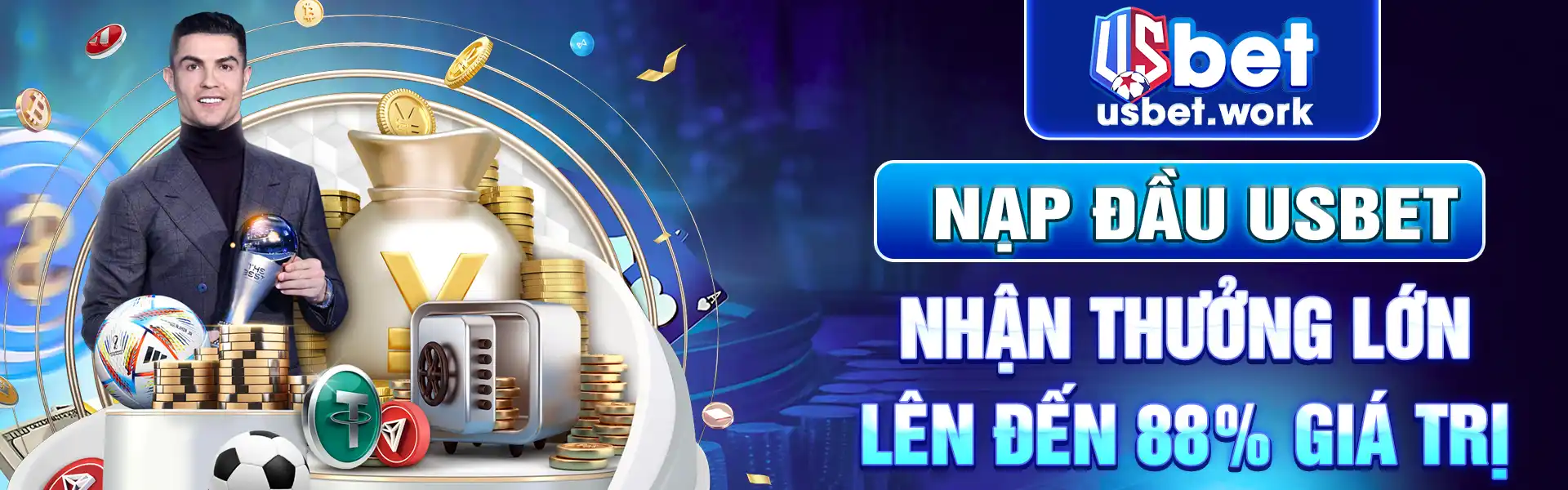 usbet thưởng nạp đầu 88% giá trị